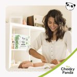 The Cheeky Panda Premium Baby Diapers Size 2 (12-18lbs) | 44 Bamboo Lined Disposable Diapers for Sensitive Skin - Image 4